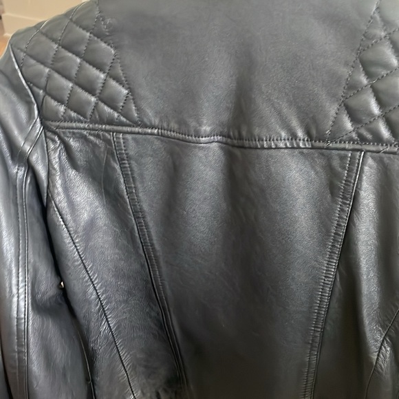 All Saints Catch Leather Biker Jacket - Picture 8 of 9